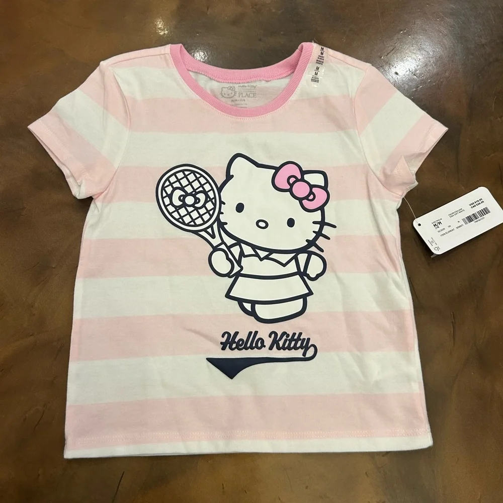 HELLO KITTY - Striped Hello Kitty Tee NWT